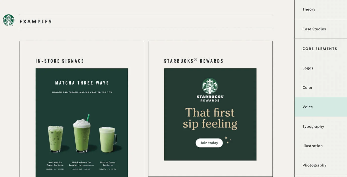 brand book starbucks