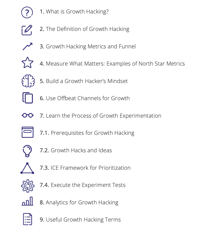 growth hacking book content