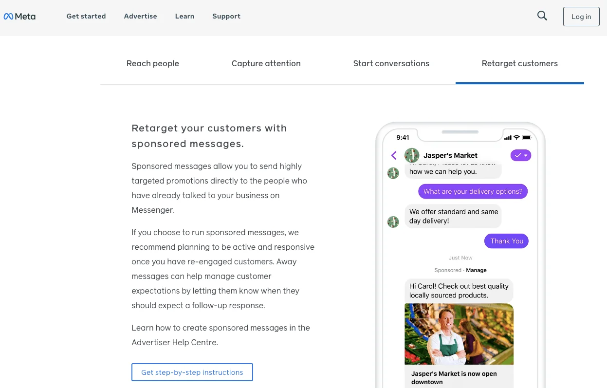 Facebook Messenger Marketing - boost customer lifetime value
